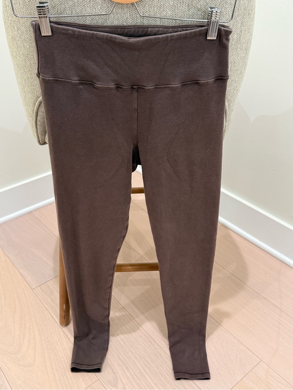 SKIMS Cocoa Brown Cotton Jersey High-Waisted Leggings Women’s Medium
